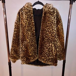 Leopard print jacket